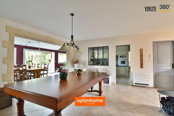 Maison 7 pièces + piscine au calme