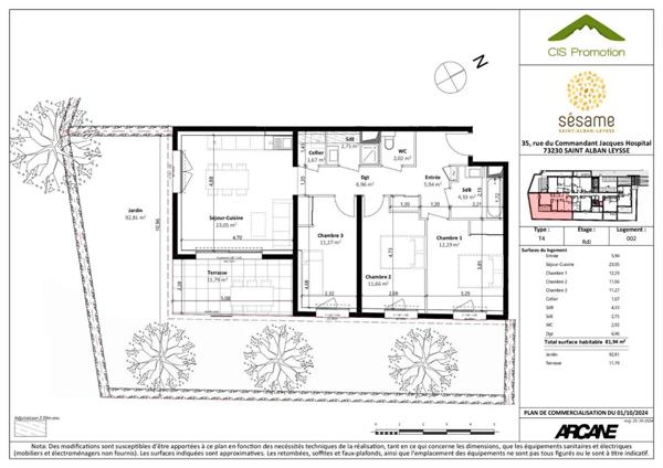 Appartement à vendre à Saint-Alban-Leysse (73230)