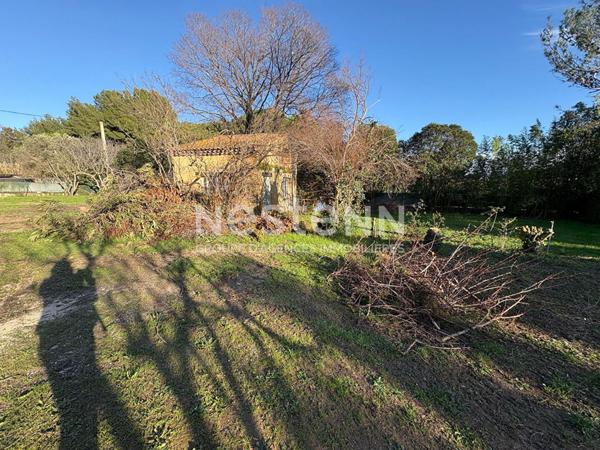 A vendre Terrain plat de 837m² aux Solans - AUBAGNE