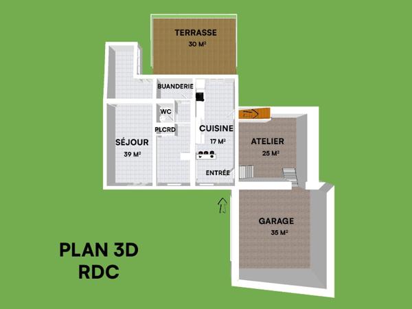 Maison 7 pièces - 140 m² Exclusivité efficity