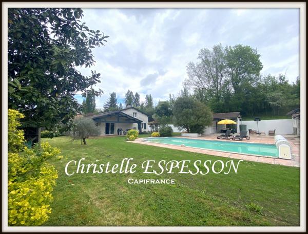 MAISON A VENDRE 7 PIECES 180 M2 AVEC UN GITE 35 M2 ET PISCINE SUR CASTELJALOUX (47)