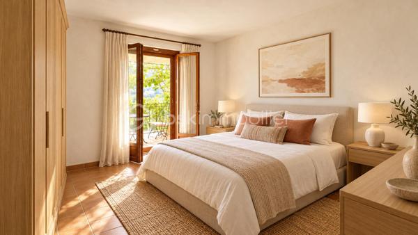 À quelques minutes du centre-ville de Vence, dans un environnement d'un calme absolu, découvrez cette confortable villa familiale de 8 pièces et 233m2 habitables ( dont 170 Carrez et 62.5m2 de vérandas) offrant de multiples possibilités d'aménagement.

Édifiée en position dominante au cœur d'un écrin de verdure soigneusement paysagé, cette propriété en excellent état bénéficie d'une parfaite intimité, sans aucun vis-à-vis, et d'une agréable vue dégagée sur les collines environnantes.

Répartie sur trois niveaux desservis par un ascenseur extérieur, la maison peut aisément être repensée en deux ou trois appartements indépendants, chacun bénéficiant de son propre accès par le jardin ainsi que d'une terrasse privative.

Pensée pour vivre en harmonie avec la nature tout au long de l'année, chaque niveau s'ouvre sur de vastes terrasses, ouvertes ou fermées par des baies "Sunflex", créant de véritables espaces de vie supplémentaires entre intérieur et extérieur.

La villa se compose actuellement comme suit :

•⁠ ⁠Niveau supérieur : une lumineuse pièce de vie avec cheminée, prolongée par une vaste terrasse-véranda, une cuisine ouverte, conviviale et parfaitement fonctionnelle, ainsi qu'une confortable suite parentale avec salle d'eau.
•⁠ ⁠Niveau intermédiaire : un salon de musique, trois chambres et une salle d'eau.
•⁠ ⁠Niveau bas : un bureau et une spacieuse suite parentale avec salle d'eau.

À l'extérieur, la propriété séduit par sa magnifique piscine à débordement chauffée, parfaitement intégrée à son environnement paysager. Son exposition sud-ouest garantit un ensoleillement optimal jusqu'en fin de journée. Un chalet de jardin très pratique vous permettra de ranger votre matériel. 

Côté prestations, la villa offre un excellent niveau de confort : menuiseries de qualité, ascenseur extérieur, piscine chauffée, chauffage en partie alimenté par des panneaux photovoltaïques, ballon d'eau chaude, équipements thermodynamiques, beaux volumes et luminosité omniprésente.

Discrète, élégante et préservée des regards, cette propriété est une véritable invitation à vivre à l'abri de toute agitation, dans un cadre privilégié.

Une adresse rare, idéale pour une grande famille, une résidence secondaire ou un projet de division, au cœur de l'un des secteurs les plus prisés de Vence.

Années de construction: 1982-2024 (Construction, rénovation, agrandissement)