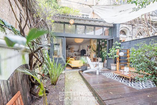 Maison cosy chic avec terrasse au Palais Gallien