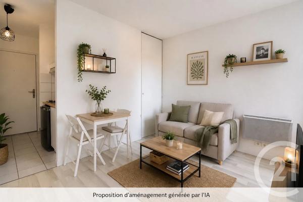Appartement Studio à vendre  1 pièce - 17 m 2   BORDEAUX  - 33