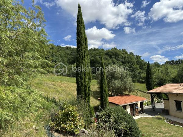 Propriété de type Lauragaise – Terrain de 1,5 hectare avec vue panoramique sur la vallée de la Garonne

Dans un environnement exceptionnel, au cœur d’une nature préservée, cette superbe propriété de type Lauragaise bénéficie d’un emplacement rare, en position dominante, offrant une vue panoramique remarquable sur la vallée de la Garonne.

À l’abri de toute nuisance, dans un cadre intime, calme et parfaitement sécurisé, cette propriété d’exception incarne un art de vivre privilégié, où élégance, confort et sérénité se conjuguent harmonieusement.

Édifiée sur un magnifique domaine de 1,5 hectare, cette demeure de 225 m2 habitables séduit immédiatement par la beauté de son environnement. Les extérieurs, soigneusement pensés et parfaitement entretenus, offrent un cadre paysager remarquable. Environ 3 000 m² autour de la maison ont été entièrement aménagés et paysagés avec soin, bénéficiant d’un système d’arrosage intégré.

Les 250 m² de terrasses qui entourent la maison créent de multiples espaces de réception et de détente, permettant de profiter pleinement de chaque instant face à un environnement d’exception.

Dès l’entrée, le charme opère. Un vaste hall d’accueil met en valeur les beaux volumes de la maison et dévoile un élégant escalier en bois menant à l’étage.

Le cœur de la maison s’articule autour d’un splendide espace de vie de 80 m². Ce séjour double, baigné de lumière naturelle grâce à de larges baies vitrées, offre une connexion permanente avec les extérieurs, la piscine et la nature environnante. Les sols en terre cuite, les matériaux utilisés , le poêle à bois et les volumes généreux confèrent à cet espace une atmosphère chaleureuse et raffinée. La climatisation assure un confort optimal en toute saison.

La cuisine ouverte, récente et parfaitement équipée, allie design, fonctionnalité et équipements haut de gamme. Elle s’intègre avec élégance à l’espace de réception, créant un lieu de vie convivial et sophistiqué.

L’espace nuit du rez-de-chaussée, parfaitement séparé des pièces de réception, accueille deux belles chambres avec parquet, toutes dotées de placards intégrés. Un grand dressing ainsi qu’une buanderie de 11 m² parfaitement aménagée viennent compléter cet espace. Une vaste salle de bain propose des prestations de qualité avec douche à l’italienne, baignoire, double vasque et WC indépendant.

À l’étage, une spacieuse mezzanine baignée de lumière naturelle grâce à un Vélux dessert deux grandes chambres supplémentaires. L’une bénéficie de sa propre salle d’eau avec douche à l’italienne, double vasque et WC indépendant. La climatisation assure un confort optimal dans ces espaces.

La maison séduit également par sa fonctionnalité avec de nombreux rangements intégrés et 35 m² supplémentaires sous combles, idéals pour le stockage.

À l’extérieur, les prestations confirment le caractère exclusif du bien. Une élégante piscine sécurisée avec traitement au sel s’intègre parfaitement au paysage. Son pool house permet de stocker le matériel et dispose également d’un WC indépendant. Un spa complète cet espace dédié à la détente et au bien-être.

La propriété dispose également d’un boulodrome privé, invitant à des moments de convivialité dans un cadre enchanteur et ombragé .

Plusieurs dépendances parfaitement aménagées offrent des espaces de stockage supplémentaires pour l’entretien de la propriété et permettent de stationner aisément trois à quatre véhicules.

Prestations complémentaires :

· Climatisation dans le séjour et les chambres de l’étage

· Volets électriques

· Système d’alarme

· Production d’eau chaude via cumulus alimenté par panneaux photovoltaïques

· Toiture en parfait état

· Nombreux espaces de rangement

· radiateurs à huile dans les chambres du RDC.

Rare par son emplacement, son panorama et la qualité de ses prestations, ce domaine offre un équilibre parfait entre nature, confort moderne et proximité des commodités : écoles, collège, lycée et commerces sont accessibles rapidement.

Une propriété rare et singulière, destinée aux amateurs de lieux de vie uniques, où charme, élégance et douceur de vivre se rencontrent.
Située à moins de 30 Km de la place du Capitole à TOULOUSE ainsi que de l'aéroport de BLAGNAC et des sites d'Airbus de COLOMIERS