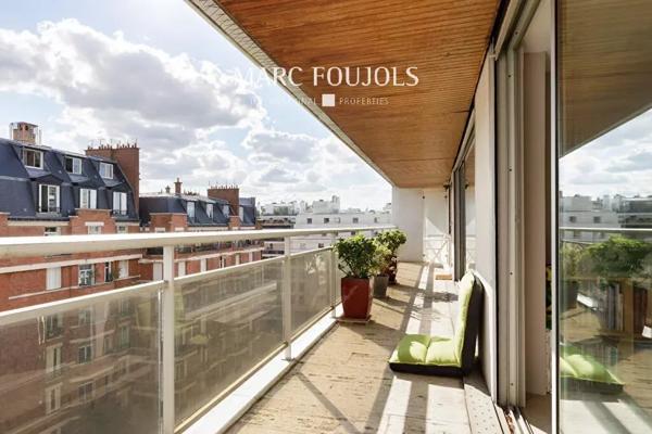 Paris XVI Muette Auteuil : Duplex 4 chambres – Terrasses – Parking