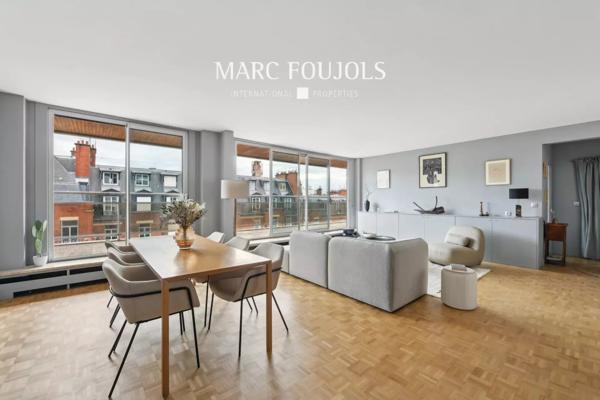 Paris XVI Muette Auteuil : Duplex 4 chambres – Terrasses – Parking