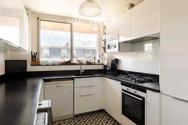 Paris XVI Muette Auteuil : Duplex 4 chambres – Terrasses – Parking