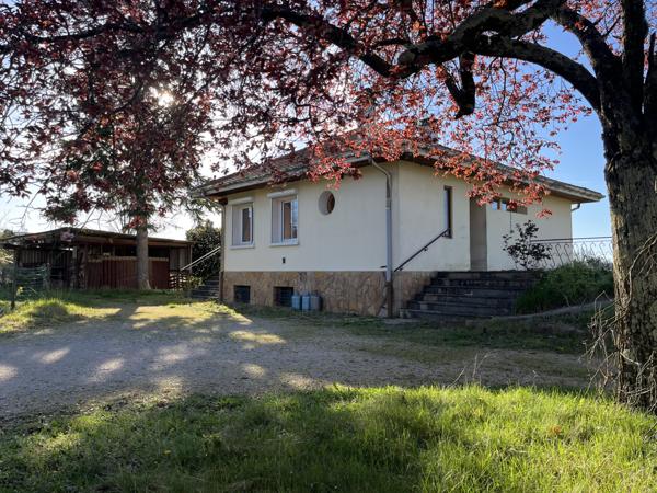 Hières-sur-Amby (38118) HIERES SUR AMBY - MAISON 60 m² AVEC 2 CHAMBRES, CAVE ET GARAGE SUR TERRAIN NON CONSTRUCTIBLE