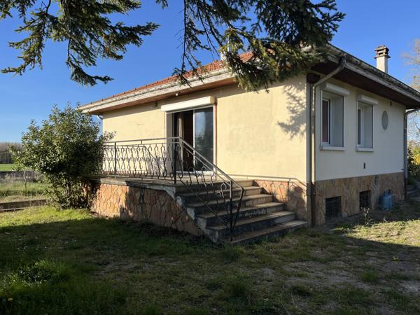 Hières-sur-Amby (38118) HIERES SUR AMBY - MAISON 60 m² AVEC 2 CHAMBRES, CAVE ET GARAGE SUR TERRAIN NON CONSTRUCTIBLE