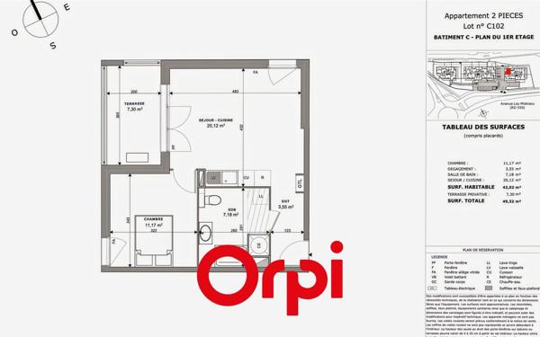 Appartement à vendre    2 pièces • 42,02 m2 Bormes-les-Mimosas