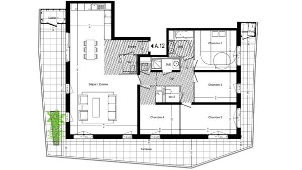 Appartement à vendre 5 pièces 135 m² Marseille 8