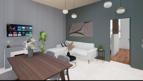 Centre ville appartement refait neuf Pau 1 chambre, patio et cave