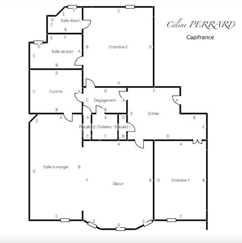 Dpt Haute Savoie (74), à vendre ANNECY centre, appartement T3 traversant de 86 m²