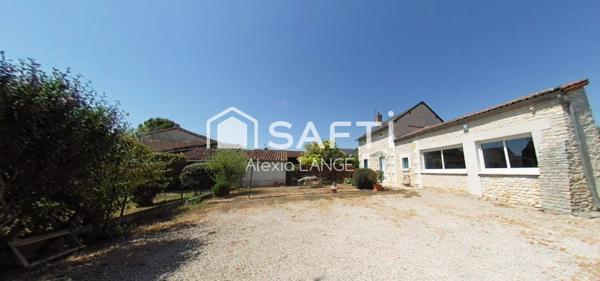 Maison de charme avec jardin clos