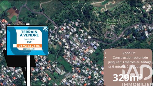 Terrain à vendre 339 m² Le Tampon