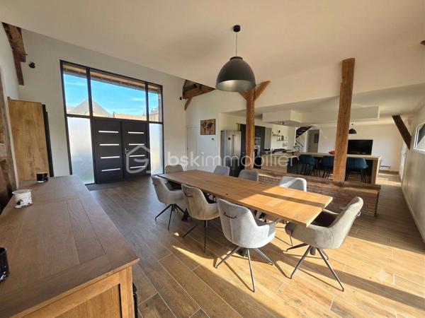 Investissez au NEUBOURG !

A 5 min à pied de la rue de la République,
Un morceau d'histoire entièrement rénovée, entre le coeur de ville et la nature, à 5 min à pied des écoles, des commerces, de la mairie et avec une vue dégagée sur les champs et les chevaux ! Bienvenue dans cette longère EXCEPTIONNELLE de 330m² habitable édifiée en 1870 sans travaux avec un DPE B sur sa parcelle de 799m². A 1h de Deauville !

LES ATOUTS DU BIEN
• Pièce de vie 85m²
• On vit de plain pied
• Isolation neuve avec chauffage pompe à chaleur
• Vue incroyable, coucher de soleil sur la terrasse, chevaux
• Cadre de vie hors normes
• Volumes RARES
• Possibilité de stationner 10 véhicules
• Aucun travaux à prévoir
• Surface utile 350m²
• Terrasse SUD OUEST 155m²
• Non mitoyen
• Au calme

AGENCEMENT
Au rez-de-chaussée
• Entrée cathédrale avec placard (HSP 3,10m)
• Salle à manger
• Cuisine aménagée Mobalpa
• Arrière cuisine avec cellier et chaufferie
• Salon
• Suite parentale (13,5m²) avec dressing (6m²) et salle de bains avec WC (8m²)
• Chambre avec dressing (13m²)
• Bureau (11m²)
• WC avec lave-main
• Buanderie
• Garage (20m²)
• Cave

A l'étage
• Salle de jeux (52m²)
• Salle TV (10m²)
• 4 chambres avec placard ou dressing (15/16/24/26m²)
• Salle d'eau avec WC (6m²)
• Salle de bains (7,5m²)
• WC

INFORMATIONS TECHNIQUES
• Double vitrage ALU
• Volets roulant électrique
• Chauffage pompe à chaleur
• Isolation intérieure complète

INFORMATIONS FINANCIERES
• DPE B excellent score
• Taxe foncière 3550 €

UN BIEN D'EXCEPTION dans une ville agréable et en essor !

Une visite s'impose !

Ludovic MOREL
Votre Partenaire Immobilier
Depuis 2010

•••