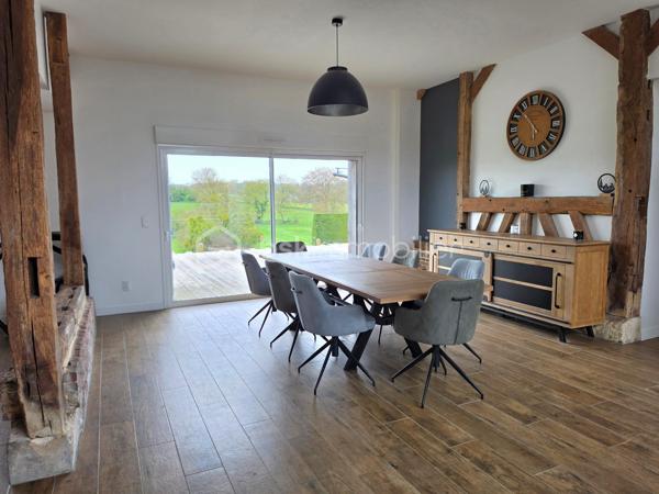 Investissez au NEUBOURG !

A 5 min à pied de la rue de la République,
Un morceau d'histoire entièrement rénovée, entre le coeur de ville et la nature, à 5 min à pied des écoles, des commerces, de la mairie et avec une vue dégagée sur les champs et les chevaux ! Bienvenue dans cette longère EXCEPTIONNELLE de 330m² habitable édifiée en 1870 sans travaux avec un DPE B sur sa parcelle de 799m². A 1h de Deauville !

LES ATOUTS DU BIEN
• Pièce de vie 85m²
• On vit de plain pied
• Isolation neuve avec chauffage pompe à chaleur
• Vue incroyable, coucher de soleil sur la terrasse, chevaux
• Cadre de vie hors normes
• Volumes RARES
• Possibilité de stationner 10 véhicules
• Aucun travaux à prévoir
• Surface utile 350m²
• Terrasse SUD OUEST 155m²
• Non mitoyen
• Au calme

AGENCEMENT
Au rez-de-chaussée
• Entrée cathédrale avec placard (HSP 3,10m)
• Salle à manger
• Cuisine aménagée Mobalpa
• Arrière cuisine avec cellier et chaufferie
• Salon
• Suite parentale (13,5m²) avec dressing (6m²) et salle de bains avec WC (8m²)
• Chambre avec dressing (13m²)
• Bureau (11m²)
• WC avec lave-main
• Buanderie
• Garage (20m²)
• Cave

A l'étage
• Salle de jeux (52m²)
• Salle TV (10m²)
• 4 chambres avec placard ou dressing (15/16/24/26m²)
• Salle d'eau avec WC (6m²)
• Salle de bains (7,5m²)
• WC

INFORMATIONS TECHNIQUES
• Double vitrage ALU
• Volets roulant électrique
• Chauffage pompe à chaleur
• Isolation intérieure complète

INFORMATIONS FINANCIERES
• DPE B excellent score
• Taxe foncière 3550 €

UN BIEN D'EXCEPTION dans une ville agréable et en essor !

Une visite s'impose !

Ludovic MOREL
Votre Partenaire Immobilier
Depuis 2010

•••