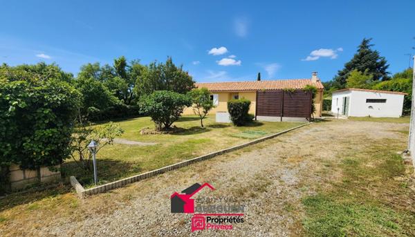 Maison de plain-pied avec dépendance de 30 m²  - Proche Labège et Castanet