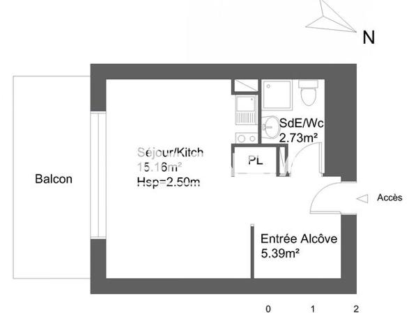 Location Studio 23.28 m² - 410 AVENUE JANVIER PASSERO Mandelieu 06210