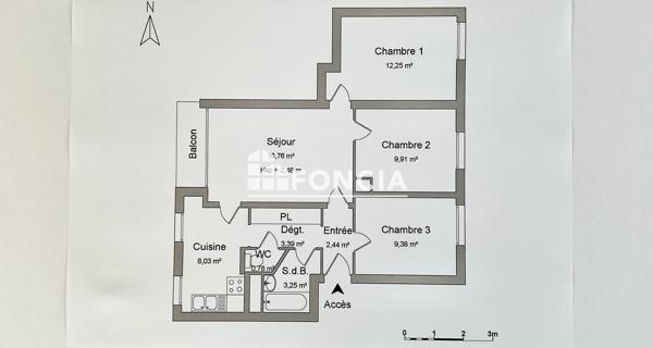À vendre Appartement 4 pièces 66.2 m² - Le Plessis-robinson 92350