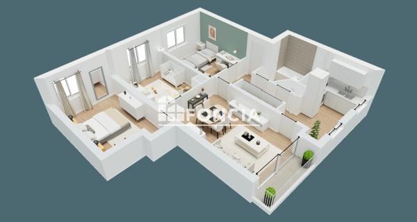 À vendre Appartement 4 pièces 66.2 m² - Le Plessis-robinson 92350