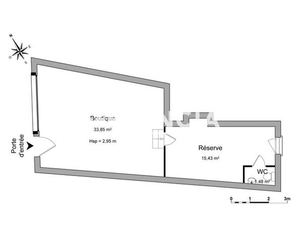 Location Local commercial 50.8 m² - 10 RUE CAMILLE RABAUD Castres 81100