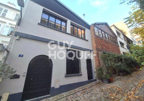 Maison indépendante d'exception à Montmartre / Pigalle - Abbesses / Terrasse plein ciel / mixte habitation / activité