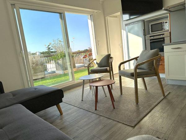 SAINT-PALAIS-SUR-MER, APPARTEMENT AVEC ROOFTOP ET APERÇU MER