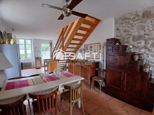 Maison entièrement rénovée avec cave et jardin