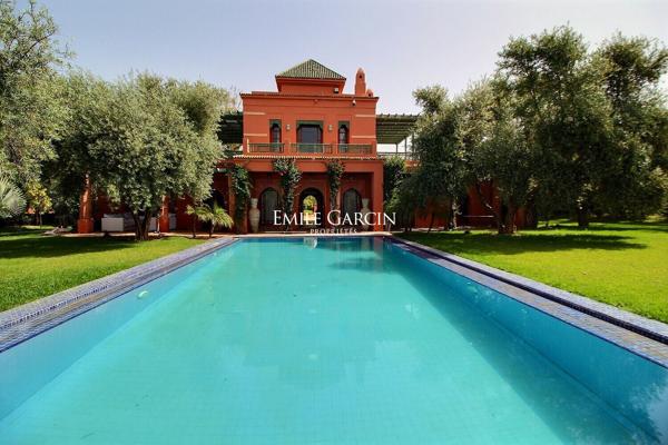 À vendre propriété au coeur de la palmeraie à Marrakech