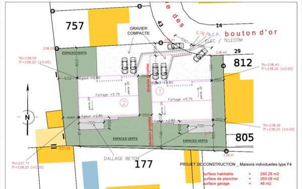 Terrain à vendre    Chanteheux