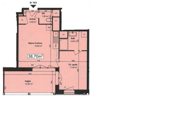 Appartement T2 Neuf Centre ville d'Avrille