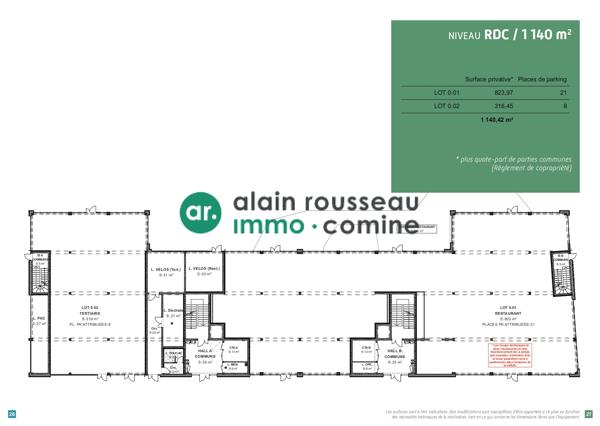 Local Commercial 425m² – Angers