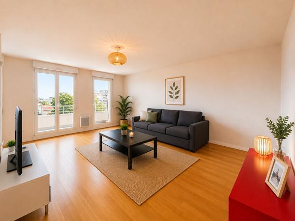 Nanterre La Boule - Studio avec balcon, cave et parking