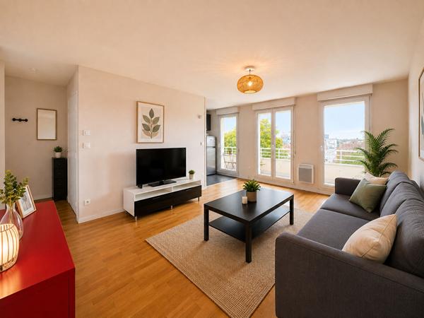 Nanterre La Boule - Studio avec balcon, cave et parking