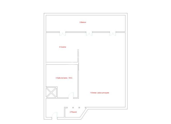 Nanterre La Boule - Studio avec balcon, cave et parking