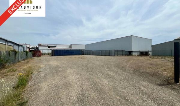 EXCLUSIVITE - À LOUER : TERRAIN DE STOCKAGE DE 2000 m² - Z.I. SUD LE MANS