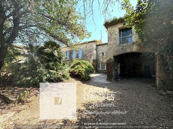 Maison à vendre à Villevieille dans le Gard (30250), ref : 1003 / 365   
coeur de village