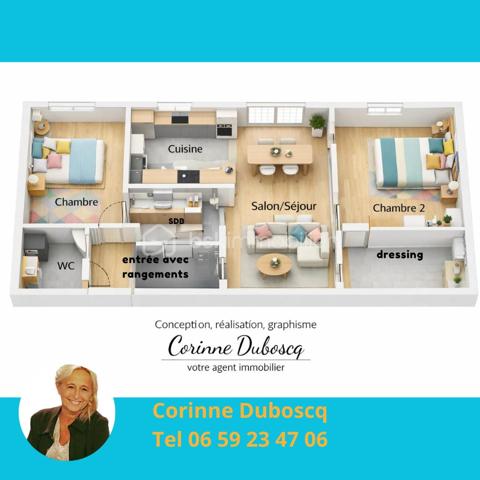 Appartement de 48 m²