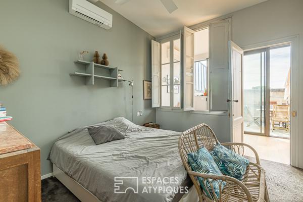 Loft familial avec terrasse aux Chartrons