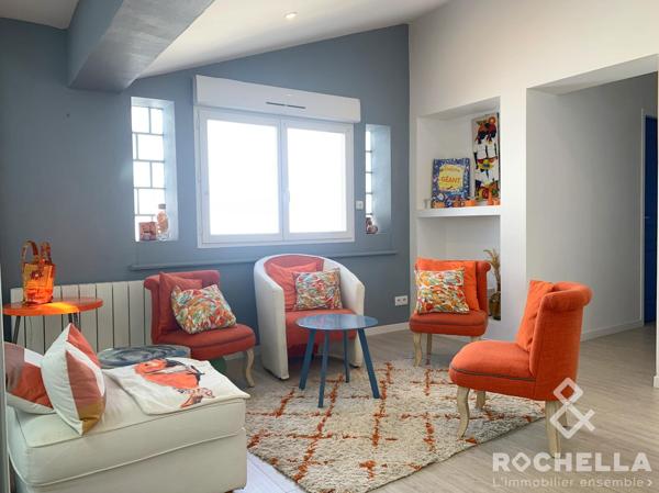 Maison de plain-pied de 150m2, 4 chambres, un bureau, jardin, garage à Chatelaillon-plage.