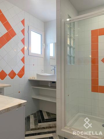Maison de plain-pied de 150m2, 4 chambres, un bureau, jardin, garage à Chatelaillon-plage.