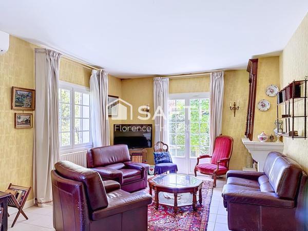Maison 6 pièces plain pied jardin arboré au calme