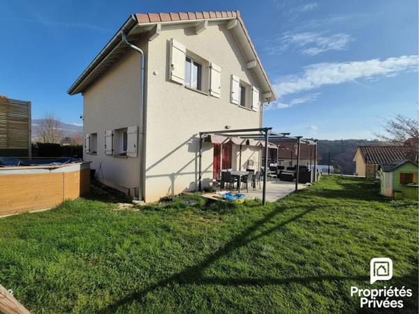 Maison individuelle récente 127 m² - 4 chambres  - Jardin - Garage/Stationnement - Proche Valserhône et Genève - Grésin (Leaz)