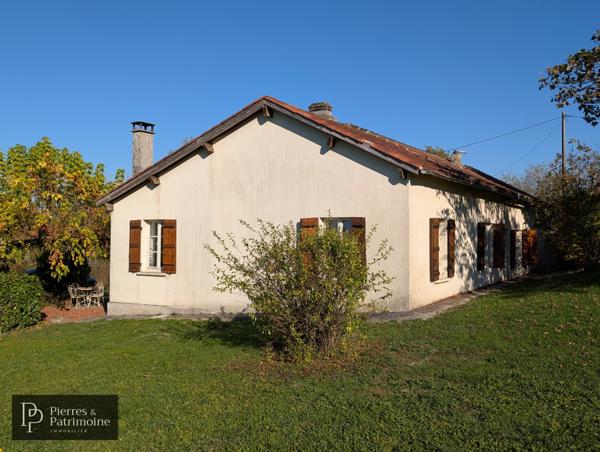 Mézin (47170) Maison de plain pied avec jardin