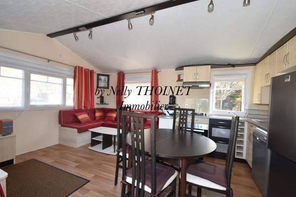 Besse-et-Saint-Anastaise (63610) Dépt.63 Proche SUPER BESSE, MOBIL HOME, 40m2, terrasse et terrain de 273m2