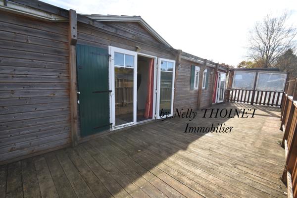 Besse-et-Saint-Anastaise (63610) Dépt.63 Proche SUPER BESSE, MOBIL HOME, 40m2, terrasse et terrain de 273m2