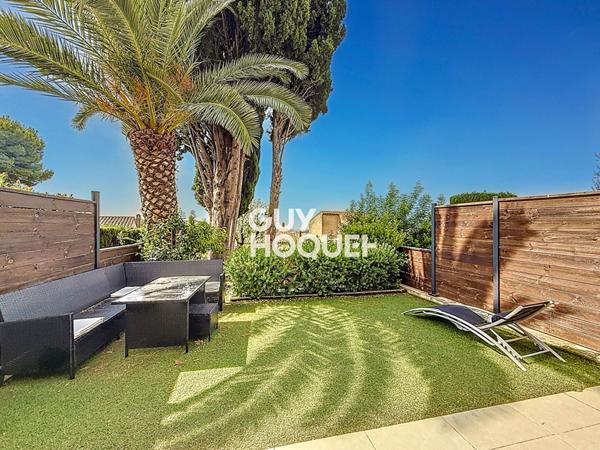 Maison à vendre à Mougins, quartier Colombier, 3 chambres, vue mer, jardin et piscine