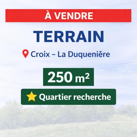 Terrain - 250 m² Exclusivité